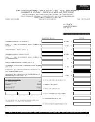 Form W-1 KJDA Employers Quarterly Return of Occupational License Fees Withheld Claiming the Kentucky Jobs Development Authority Credit - Kentucky, Page 2