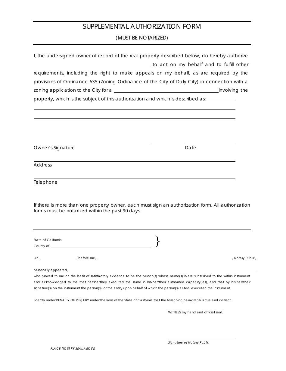 Planning Division Application Form - Certificate of Compliance - City of Daly City, California, Page 3