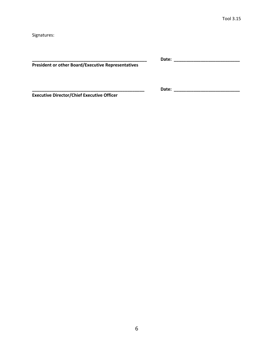 Performance Evaluation Form - Executive Director / Chief Executive Officer - International Federation of Gynecology and Obstetrics, Page 6
