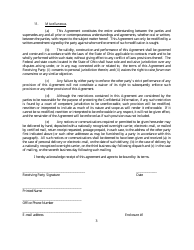 Enclosure 1 Agreement to Protect Confidential Personal Information - Ohio, Page 3