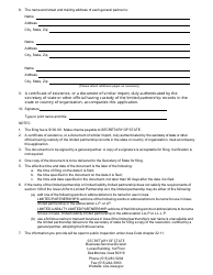Form 635_0108 Application for Amended Certificate of Authority - Iowa, Page 2