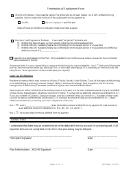 Cnic NAF 401(K) Savings Plan - Termination of Employment Form, Page 2