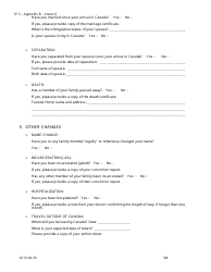Form 3 Rap Change of Status Form - Canada, Page 3