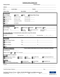 Document preview: Employee Status Change Form - Arizona