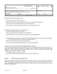 Form JDF489 Instructions for a Non-expedited Relinquishment - Colorado, Page 3