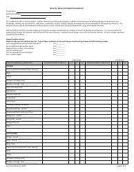 &quot;Move-In/Move-Out Housing Inspection Checklist Template&quot;