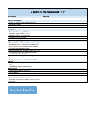 Contract Management Rfp Spreadsheet Template, Page 9