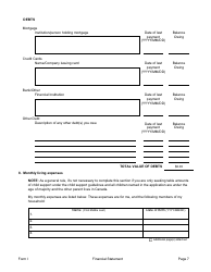 Form I Financial Information - Alberta, Canada, Page 7