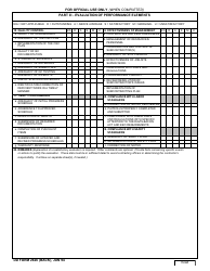 DD Form 2626 Performance Evaluation (Construction), Page 2