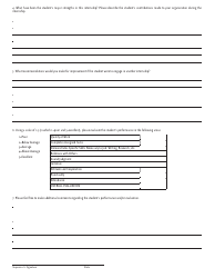 Internship Performance Evaluation Form - New York University, Page 2