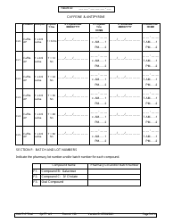 Form 190 Quantitative Liver Function Test Record, Page 3