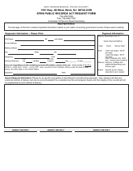 Document preview: Open Public Records Act Request Form - Brick Township Municipal Utilities Authority - New Jersey