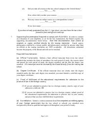 Request for Evaluation of Foreign Academic Credentials Form - New York, Page 3