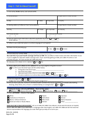 Form DCO-151 Application Form for Health Coverage Single Adults - Arkansas, Page 2