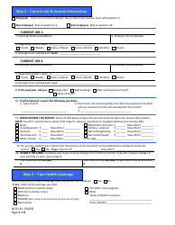 Form DCO-151 Application Form for Health Coverage Single Adults - Arkansas, Page 3