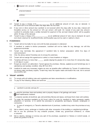 Month-To-Month Residential Rental Agreement Form - First Tuesday - California, Page 2