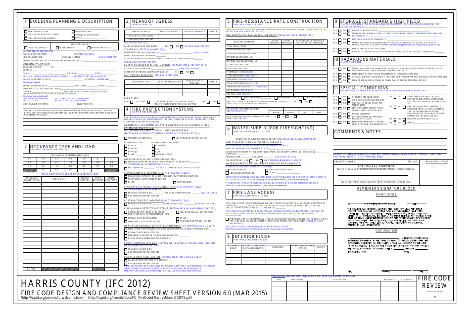 Houston Certificate of Occupancy - Harris County, Texas, Page 1