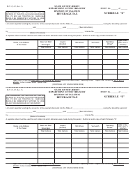 Document preview: Form R-9 Schedule E Beverage Tax - New Jersey