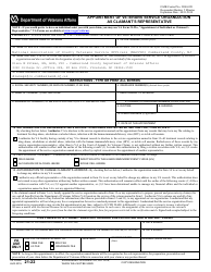 VA Form 21-22 Appointment of Veterans Service Organization as Claimant&#039;s Representative