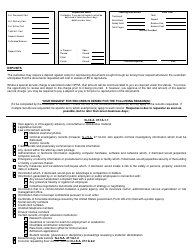 Open Public Records Act Request Form - Morris County, New Jersey, Page 2