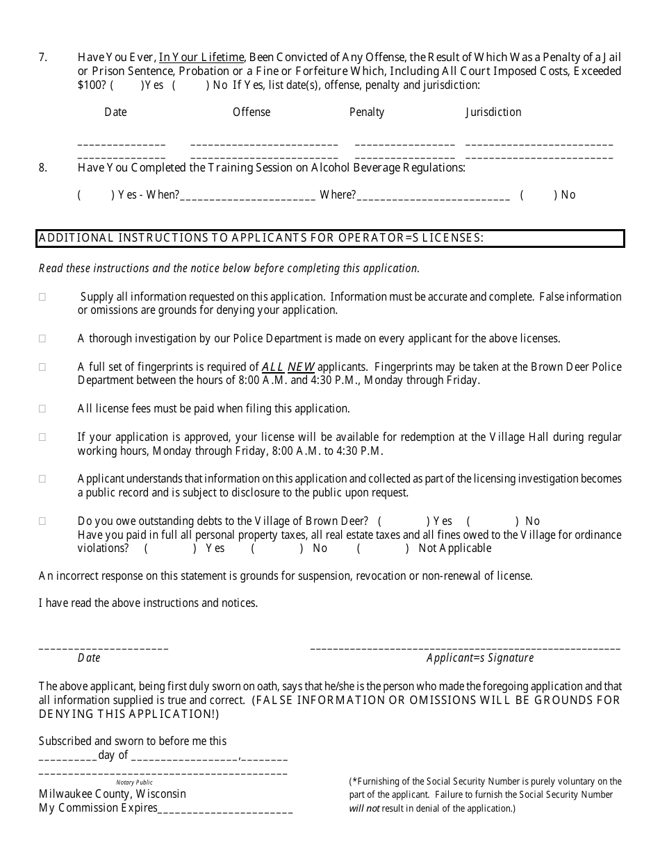 Form 926 - Fill Out, Sign Online and Download Printable PDF, Village of ...