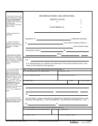 Document preview: DD Form 456 Interrogatories and Deposition