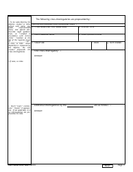 DD Form 456 Interrogatories and Deposition, Page 3