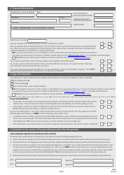 Form HB004 Application Form Owner - Builder Permit - New South Wales, Australia, Page 2