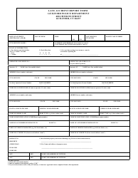 Late Accident Report Form - Guilford, Connecticut