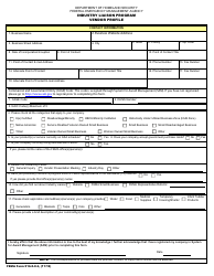 Document preview: FEMA Form 516-0-0-3 Industry Liaison Program Vendor Profile Form