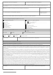Shengen Visa Application Form - Paris, Metropolitan France, Page 2