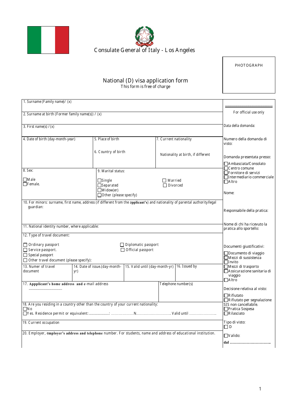 italian visa application form philippines italian visa application form philippines