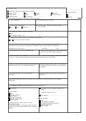 Italy National (D) Visa Application Form - Consulate General of Italy - Los Angeles, California, Page 2