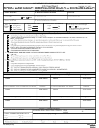 Form CG-2692 Report of Marine Casualty, Commercial Diving Casualty, or Ocs-Related Casualty