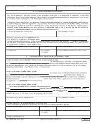 DD Form 4 Enlistment/Reenlistment Document Armed Forces of the United States, Page 3