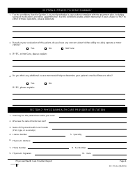 Form DC-119 Physician/Health Care Provider Report - Maryland, Page 4