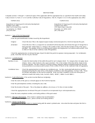 Form HCD500 Application for Permit to Operate - California, Page 2
