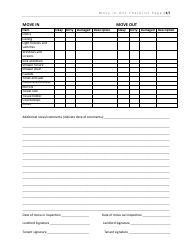 &quot;Move In-Out Checklist Template&quot;, Page 3