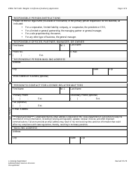 Form RWM-702 Public Weigher Certificate of Authority Application - Texas, Page 2