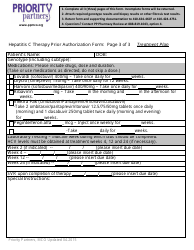 Hepatitis C Therapy Prior Authorization Form - Priority Partners, Page 3