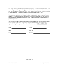 Hourly Fee Agreement Template - Osba - Ohio, Page 2