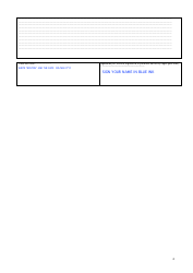 Sample Italian Application Form for National Visa (D) - Consulate General of Italy, Boston, Massachusetts, Usa - Boston, Massachusetts, Page 4