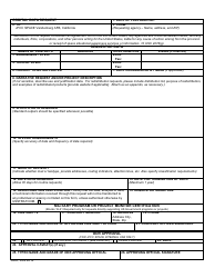 Orbital Data Request Form, Page 2