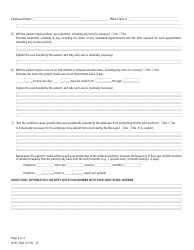 Form HCPC-FML Certification of Health Care Provider for Family Member&#039;s Serious Health Condition (Family and Medical Leave Act) - Metropolitan Life Insurance Company, Page 3