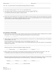 &quot;Certification of Health Care Provider for Employee's Serious Health Condition (Family and Medical Leave Act)&quot;, Page 2