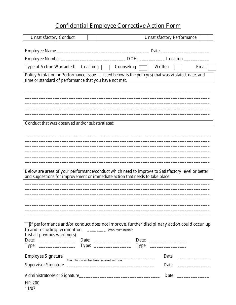 2022-employee-corrective-action-form-fillable-printable-pdf-and-forms