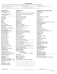 Patient Medical History Form - the Seattle Arthritis Clinic, Page 2