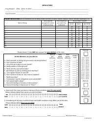 Patient Medical History Form - the Seattle Arthritis Clinic, Page 4