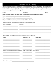 Neuropathy Treatment Application Form, Page 3