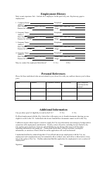 Employment Application Form - City of Seymour, Indiana, Page 2